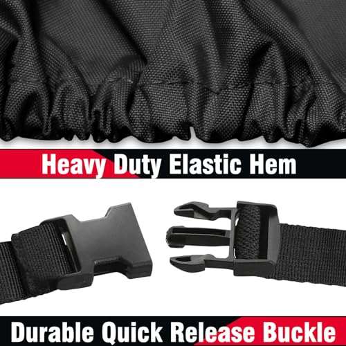 Fuprosico Custom Boat Motor Cover for Mercury VERADO 200-400HP - Windproof Waterproof Marine Grade Fabric