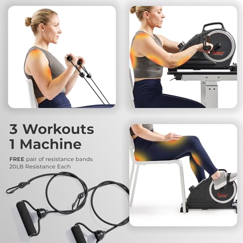 Dary Grey 2-in-1 Magnetic Pedal Exerciser for Full Body Cardio & Therapy