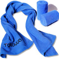 Cotton Sweat Absorbing Gym Towels 43.5 Inch Double-Sided Terry Cloth 2 Pack