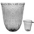 31.5 Inch Diameter Fishing Net Replacement - Black Nylon Mesh for Landing Nets