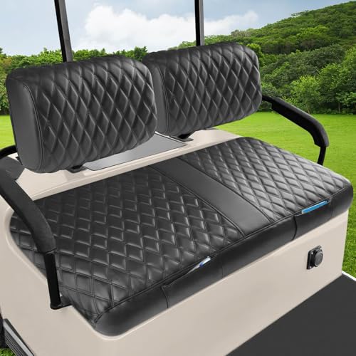 Golf Cart Seat Cover for Yamaha G2-G22 EZGO Marathon & Adventurer One - Front, Variation of THIS listing