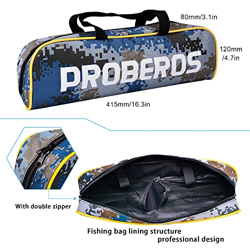 Baitcasting Combo 6.9FT Telescopic Fishing Rod and Reel Set - Left Hand