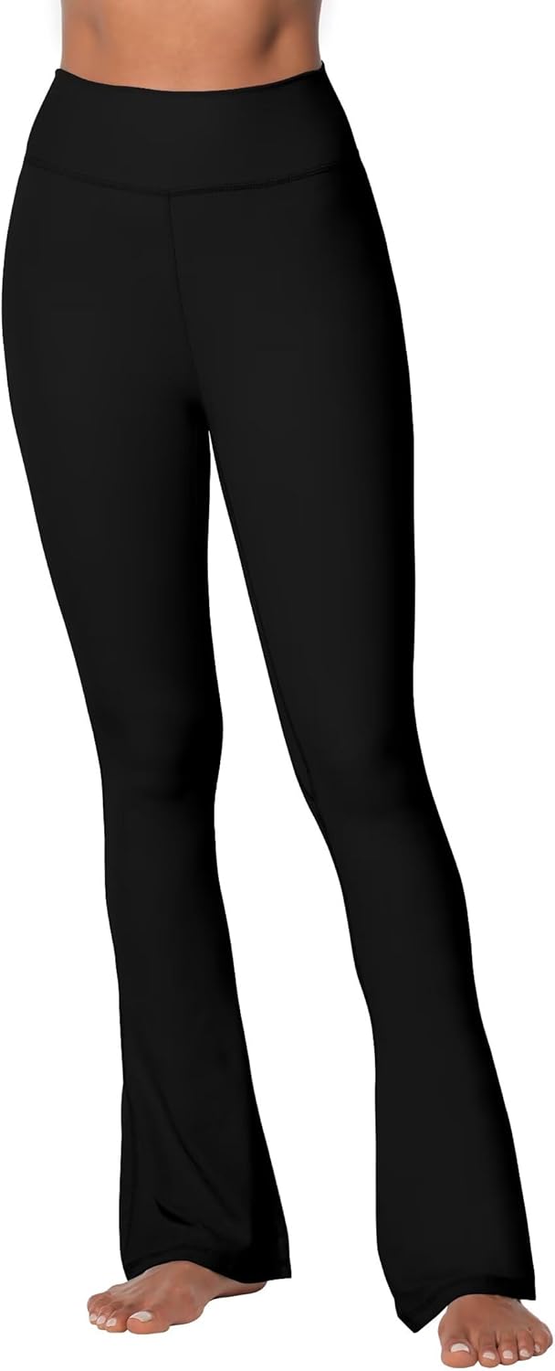 Sunzel High Waist Mini Flared Leggings - Tummy Control Casual Yoga Pants for Women | Perfect for Gym Workouts