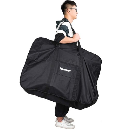 SUNELFFY 26 inch Folding Bike Bag Bicycle Travel Case Fits 26 inch or Below Folding Bikes, Bicycle Transport Case for Air,Train Travel Bike Transport Bag
