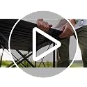 Ever Advanced White Foldable Camping Table for 4-6 Persons, Fixed Height, Lightweight Aluminum with Carry Bag