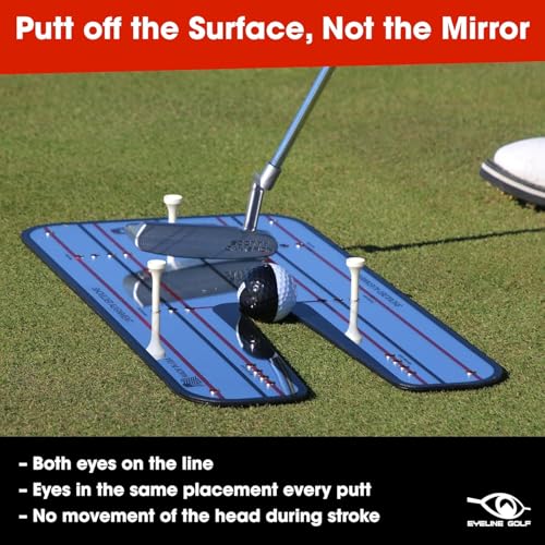 EyeLine Golf Classic Large Putting Alignment Mirror - Golf Training Aid