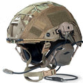 Lightweight Tactical Bump Helmet with Adjustable Fit & Noise Reduction Headset