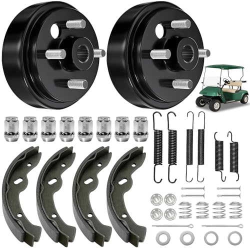 Golf Cart Brake Drum Assembly Kit for EZGO TXT Electric 1996-Up