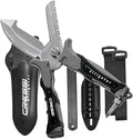 Underwater Diving Knife & Scissors Multi-Tool - Japanese 420 Stainless Steel
