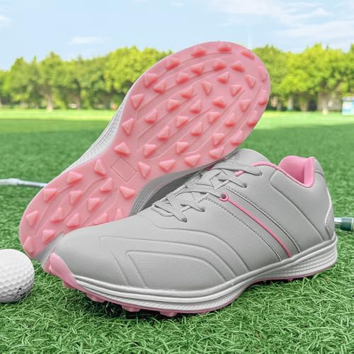 Women's Golf Shoes Spikeless Sneakers Lightweight Breathable Anti-Slip Performance