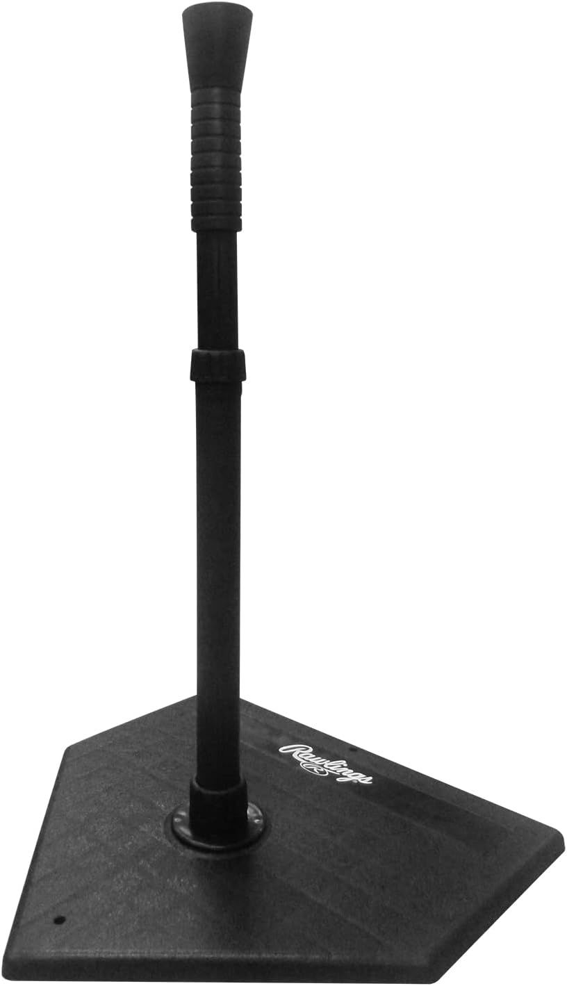Rawlings Youth Molded Batting Tee - All-Purpose Design in Classic Black