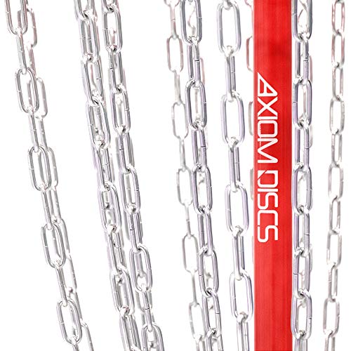 Axiom Discs Pro 24-Chain Disc Golf Basket - Red, Portable & PDGA Approved