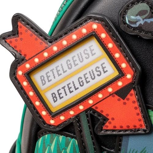 Loungefly Beetlejuice Graveyard Glow-in-the-Dark Mini-Backpack