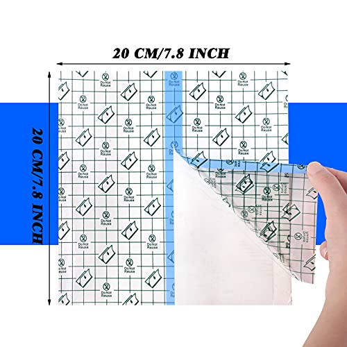 25 Pieces Waterproof Catheter Shower Cover Protectors - Breathable Adhesive Sheets