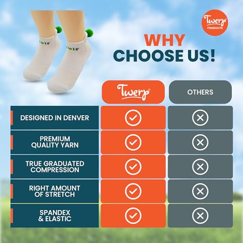 Women's Golf Socks with Pom Poms - Athletic Ankle Socks, One Size