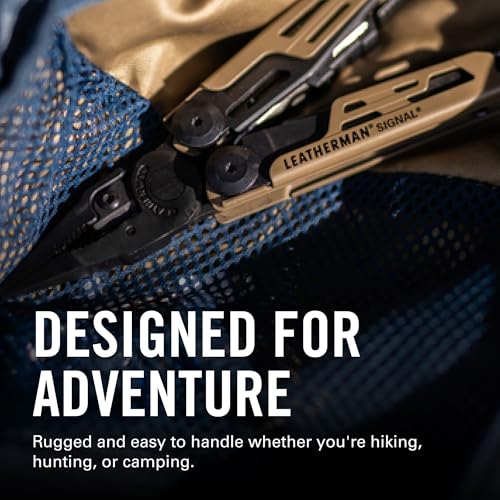 Leatherman Signal 19-in-1 Multi-Tool Coyote Tan - Outdoor & Camping Gear