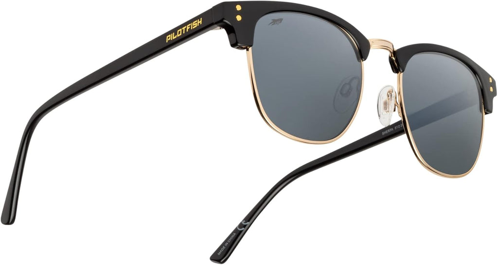 Pilotfish Polarized Sunglasses - TR90 Frame with CR-39 Anti-Reflective UV400 Lenses for Men & Women