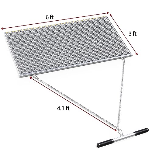 YITAMOTOR 6x3 Ft ATV UTV Drag Mat for Off-Road & Landscaping