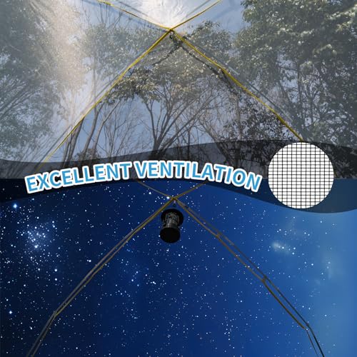Loyeahcamp 4-Person Dome Camping Tent with Rainfly - Dark Blue