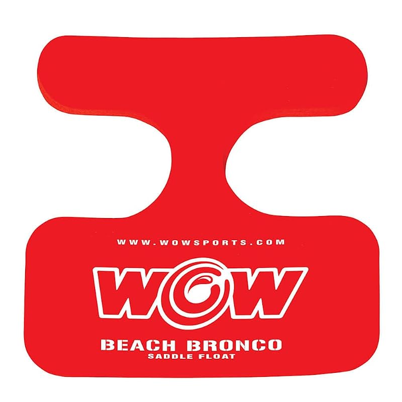 Wow Sports Foam Water Saddle Float - Red, Hands-Free Pool Seat