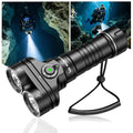 6000LM Underwater Dive Light - Waterproof Flashlight for Scuba & Night Diving