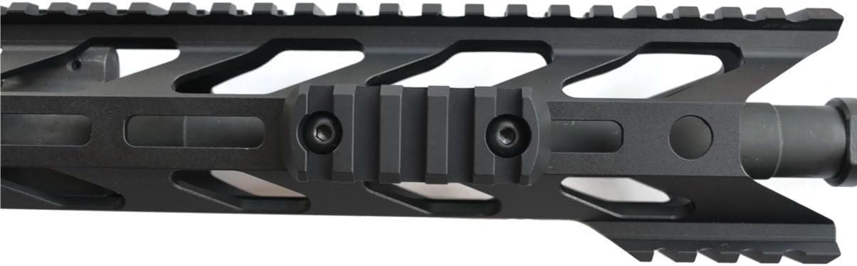 STNGR USA 5-Slot M-LOK Aluminum Picatinny Rail Section - Durable Accessory with T-Nuts & Screws