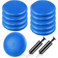 Leitee Blue Wobble Cushion Set 10 Pack Inflatable Balance Discs for Posture & Stability