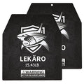 15.43LB Steel Weight Plates for Weighted Vests - Rust-Proof, 9.8x11 Inches