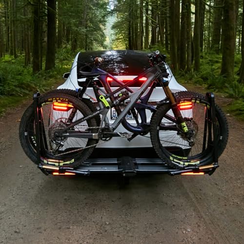 Kuat Piston Pro X LED Dual Ratchet Hitch Bike Rack 2-Inch Galaxy Gray / 2"