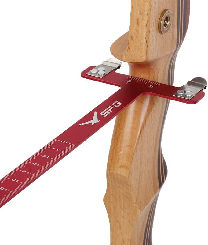 SOPOGER Archery Bow Square - T Shape Ruler Measurement Tool for Recurve & Compound Bows