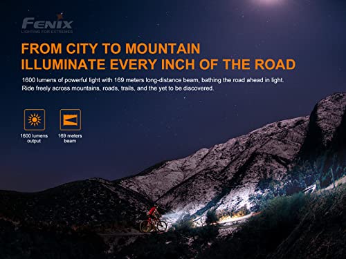 Fenix BC26R Rechargeable Bike Light 1600 Lumens Waterproof Bicycle Headlight