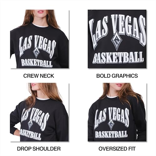 Women's WNBA Oversized Crew Sweatshirt - Indiana Fever Small Team Color