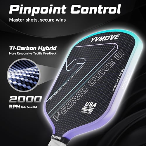 USAPA Approved Carbon Fiber Pickleball Paddle - Elite Control & Power
