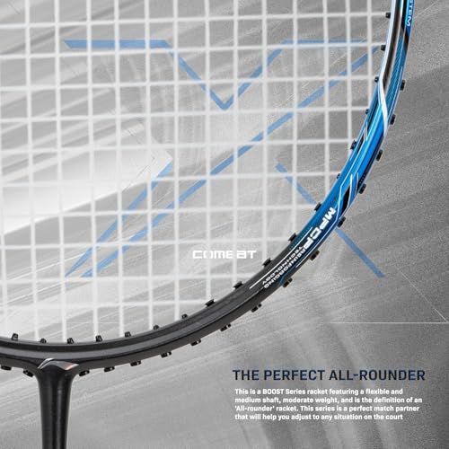 Li-Ning 3D Calibar X Carbon Graphite Badminton Racket, 85g, 30Lbs String Tension, Free Cover