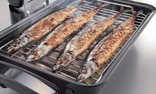 Zojirushi Fish Roaster 11.63x19.13x7.75 inches Metallic Gray - Smoke-Reducing, Crispy Cooking