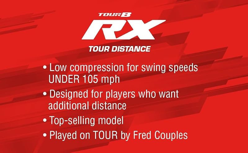 Bridgestone Golf Tour B RX Peach Reserve Golf Balls - Distance & TOUR Performance
