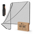 Black 5mm Lacrosse Goal Net Replacement 6'x6'x7' for Heavy-Duty Practice