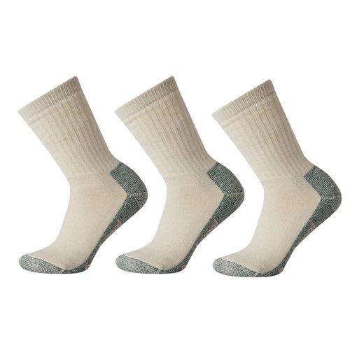 Smartwool Women's Hike Classic Edition Full Cushion Crew Socks 3-Pack, Ash, Medium