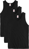 Hanes Men's Tank Tops - Midweight Cotton Sleeveless Shirts | 3-Pack Essentials