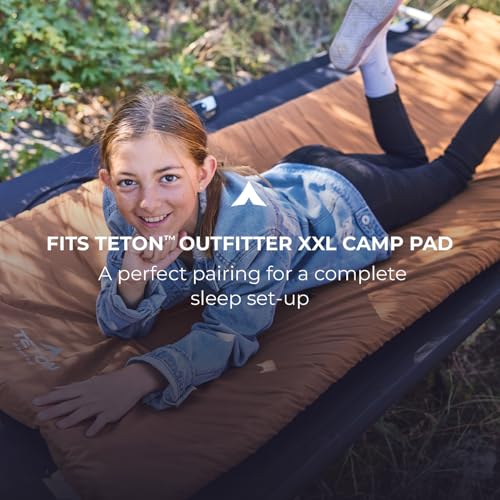 Teton Outfitter XXL Camping Cot - Heavy-Duty Oversized Folding Bed for Adults