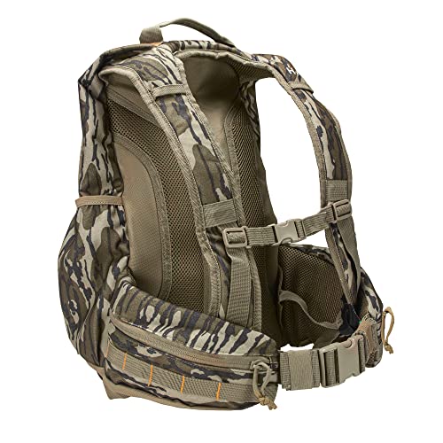 Camouflage Hunting Backpack Waterproof Mossy Oak Bottomland with Rifle & Bow Carry System - 21L