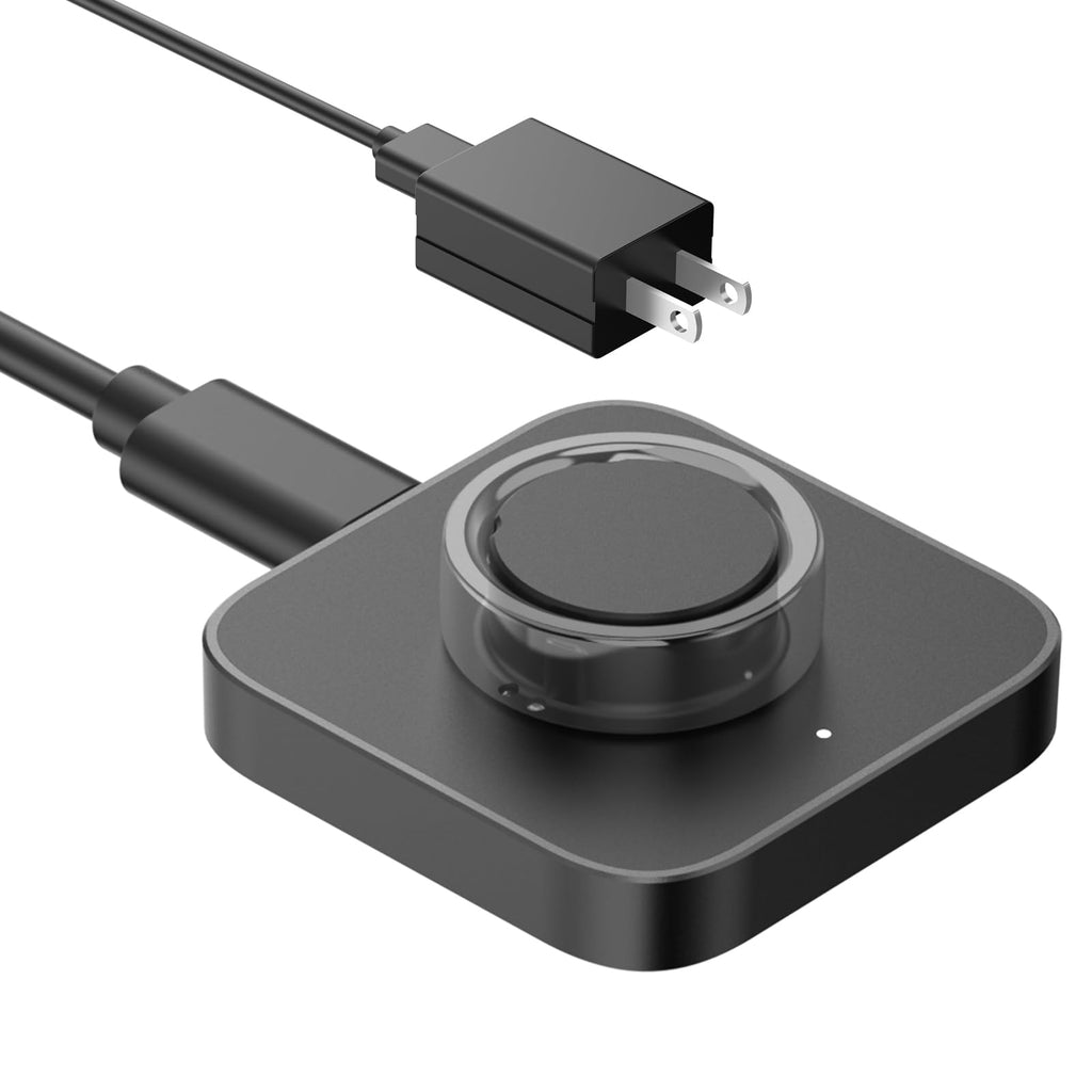 Underhub Compatible with Oura Ring Gen 4 (Size 10) Charger Fast Charging Dock with Infrared Sensing,Auto Stop Protection, Indicator, Non-Slip Base, Charger for Smart Ring Includes 59 Inch USB-C Cable