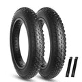 20x4.0 Fat Bike Replacement Tire - All-Terrain MTB, Snow, Beach, Trail - Qty 2