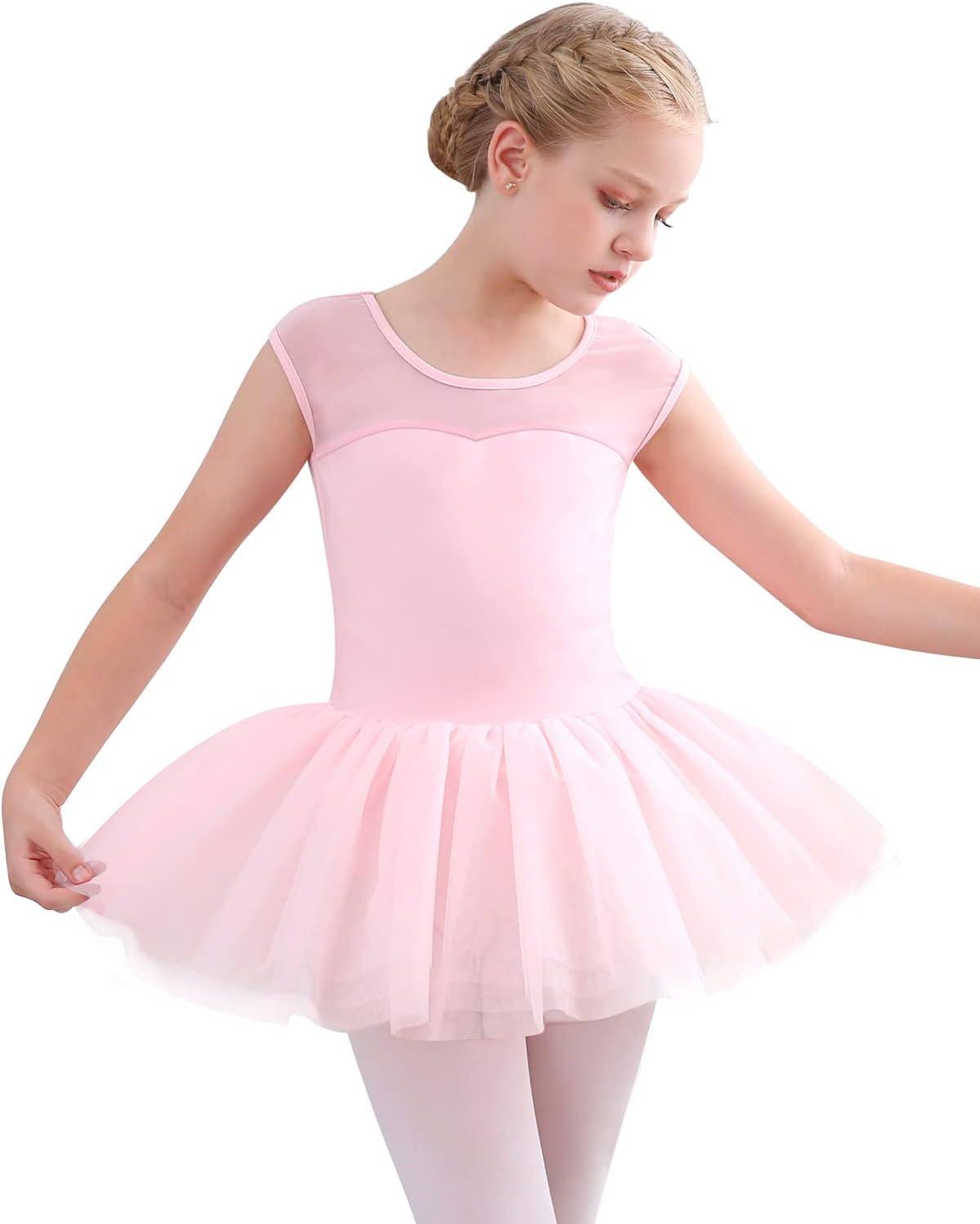 Stelle Ballet Leotard for Girls - Toddler Tutu Dress with Skirt | Perfect for Dance Classes