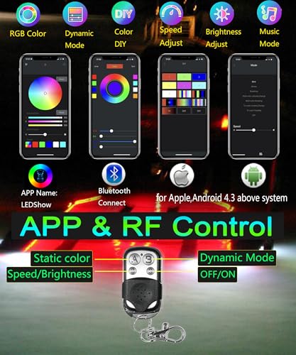 Kingshowstar 1/2in NPT RGBW Underwater Boat Drain Plug Light IP68 Waterproof Remote