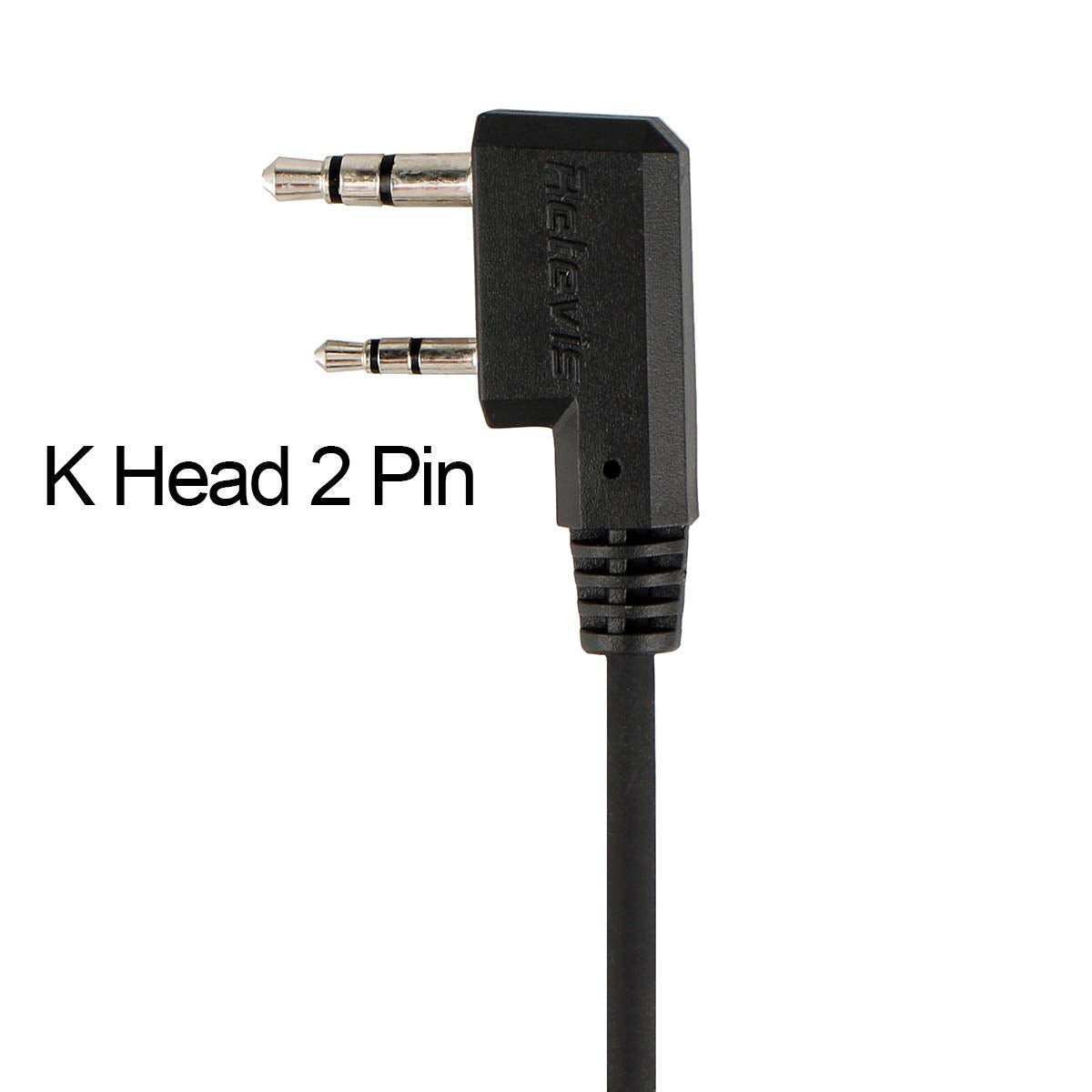 Retevis Case of 10, Two Way Radio Earpiece with Mic Single Wire Earhook Headset for RT22 RT21 RT68 RT68H H777 H777H RT86A RT86S, Compatible with Pxton, Baofeng BF-888S/BF-T26, Kenwood Walkie Talkies