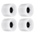 PATIKIL 60mm Longboard Wheels, 4 Pack Skateboard Wheel Street Wheels for Skateboards Cruiser Wheels Replacement 78A, White
