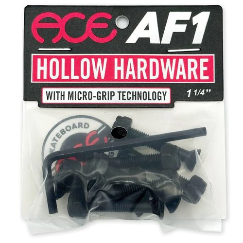 Ace Skateboard Hardware Hollow Gripper Bolts - 1 1/4" Allen