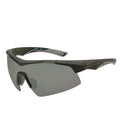 Abyss22 Sport Sunglasses for Men/Women, Wraparound TR90 Frame, Adjustable Nose Pad, For Cycling Running Golfing Outdoor Sports (Matte Black)