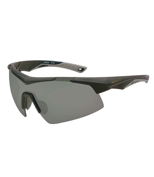 Abyss22 Sport Sunglasses for Men/Women, Wraparound TR90 Frame, Adjustable Nose Pad, For Cycling Running Golfing Outdoor Sports (Matte Black)